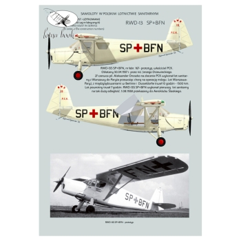 Samolot sanitarny RWD-13 S/ST