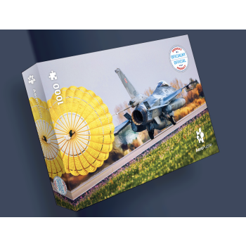 Puzzle F-16 Jastrząb (ze spadochronem)